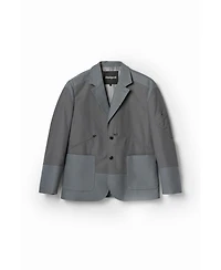 Desigual Men's Hybrid pockets blazer
