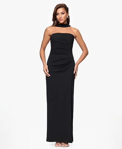 Xscape Women's Strapless Long Dress