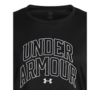 Under Armour Big Girls Graphic Print Short Sleeve T-Shirt