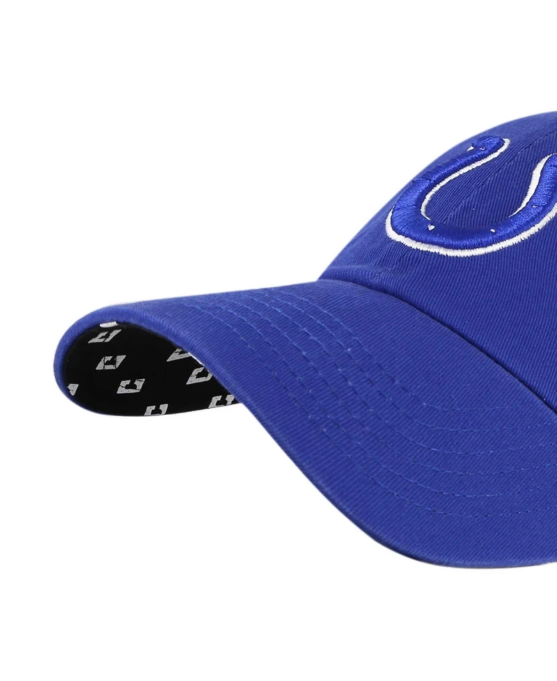 '47 Brand Women's Royal Indianapolis Colts Confetti Icon Clean Up Adjustable Hat