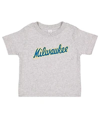 Soft as a Grape Toddler 2-Pack Navy/Gray Milwaukee Brewers Cooperstown Collection T-Shirt Set