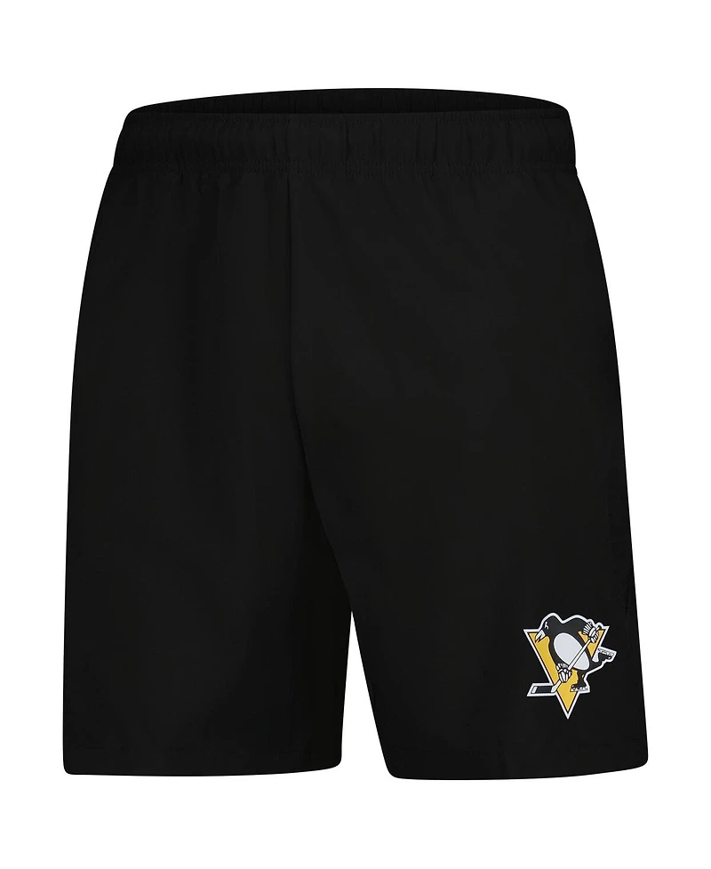 Fanatics Men's Black Pittsburgh Penguins Tech Training Shorts