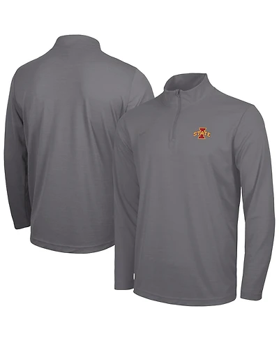 Nike Men's Gray Iowa State Cyclones Intensity Performance Quarter-Zip Pullover Sweatshirt