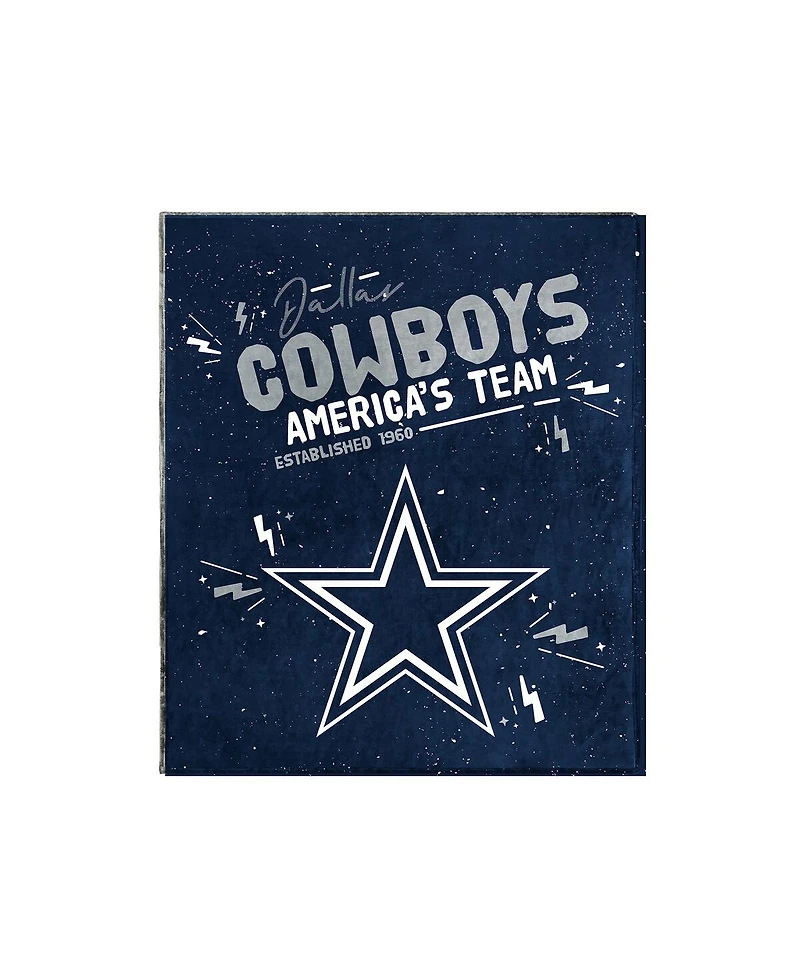 Logo Brands Dallas Cowboys 60" x 70" Plush Throw Blanket