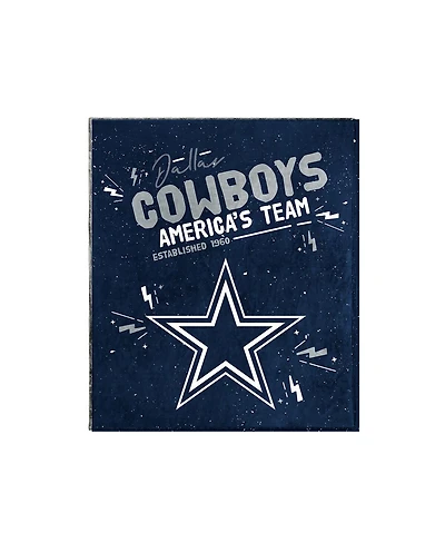 Logo Brands Dallas Cowboys 60" x 70" Plush Throw Blanket
