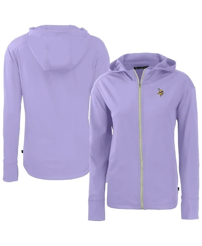 Cutter & Buck Women's Purple Minnesota Vikings Daybreak Full-Zip Hoodie Jacket