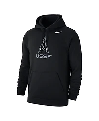 Nike Men's Black Air Force Falcons Space Rivalry Fleece Pullover Hoodie