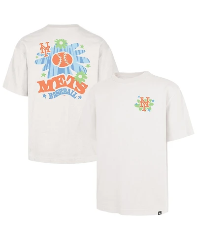'47 Brand Men's Cream New York Mets Flora Foundation T-Shirt