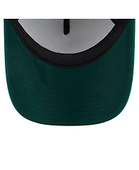 New Era Toddler White/Green Athletics Painted A-Frame 9FORTY Trucker Adjustable Hat
