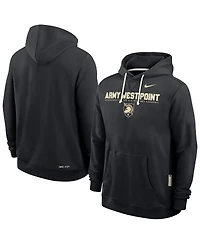 Nike Men's Heather Gray Army Black Knights 2025 Sideline Performance Pullover Hoodie