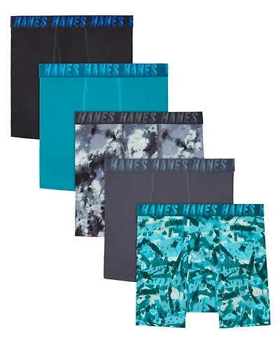 Hanes Big Kids 5-Pack Performance Stretch Briefs