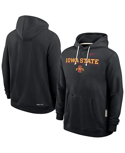 Nike Men's Black Iowa State Cyclones 2025 Sideline Performance Pullover Hoodie