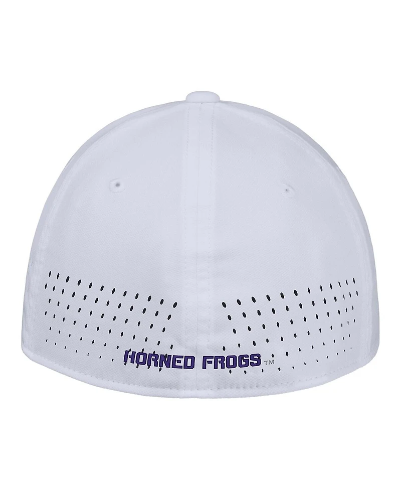 Nike Men's White Tcu Horned Frogs 2025 On-Field Performance Flex Hat