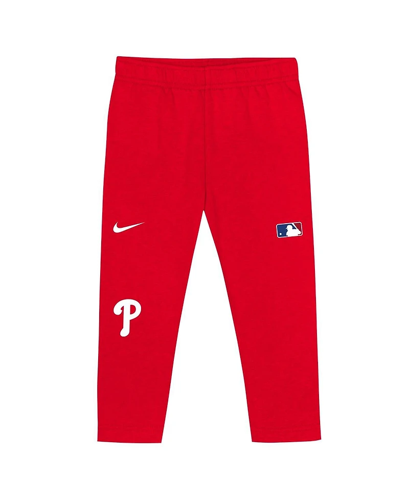 Nike Toddler 2-Piece Red Philadelphia Phillies Club Fleece Pullover Hoodie and Sweatpants Set