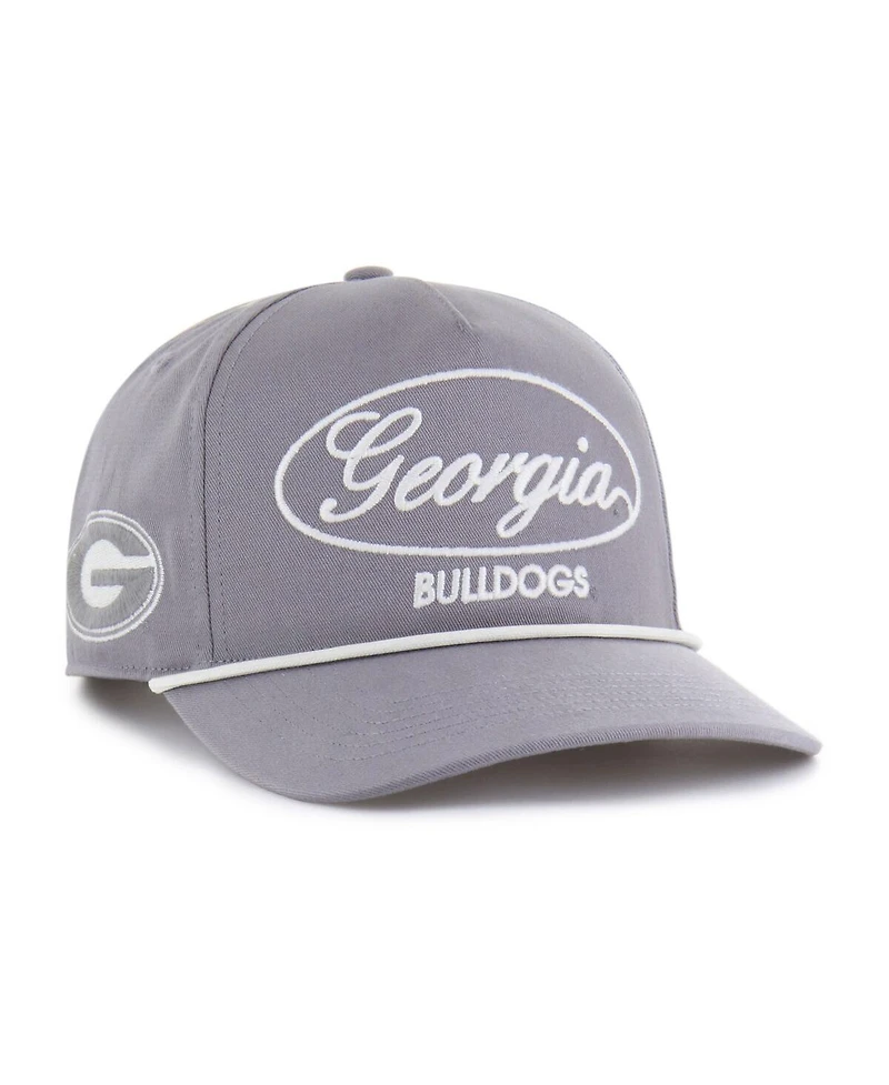 '47 Brand Men's Gray Georgia Bulldogs Contemporary Basics Foundational Rope Hitch Adjustable Hat