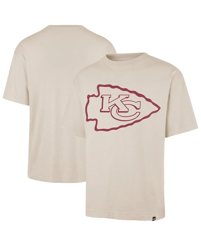 '47 Brand Men's Tan Kansas City Chiefs Bouldering Imprint Ravine Foundation T-Shirt