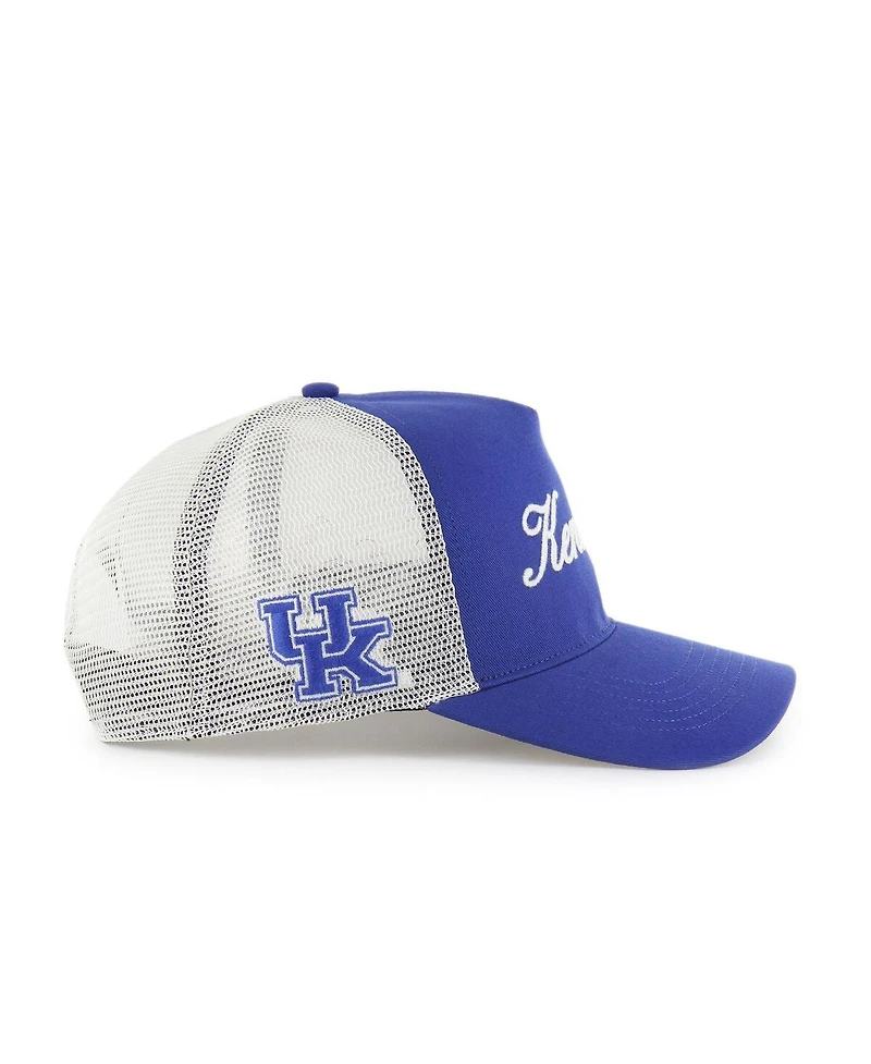 '47 Brand Men's and Women's Royal Kentucky Wildcats Contemporary Basics Foundation Trucker Hitch Adjustable Hat