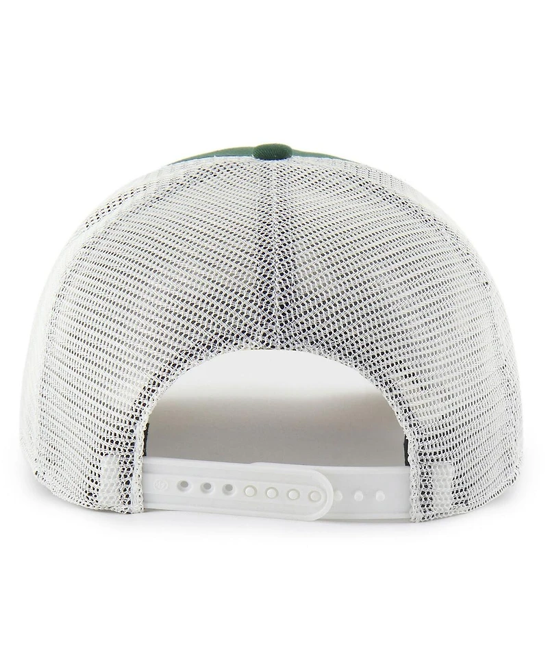 '47 Brand Men's and Women's Green Miami Hurricanes Contemporary Basics Foundation Trucker Hitch Adjustable Hat