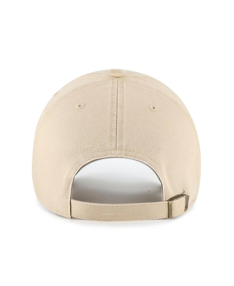 '47 Brand Men's Khaki Nc State Wolfpack Clean Up Adjustable Hat