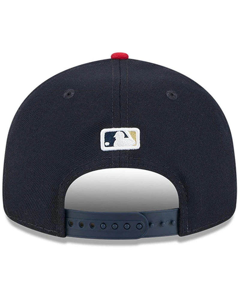 New Era Men's Navy/Red Washington Nationals Baseball Hall of Fame Retro Crown 9FIFTY Adjustable Hat