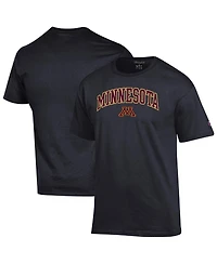 Champion Men's Black Minnesota Golden Gophers Arch Over Logo T-Shirt