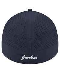 New Era Men's Navy York Yankees 39THIRTY A-Frame Perforated Flex Hat