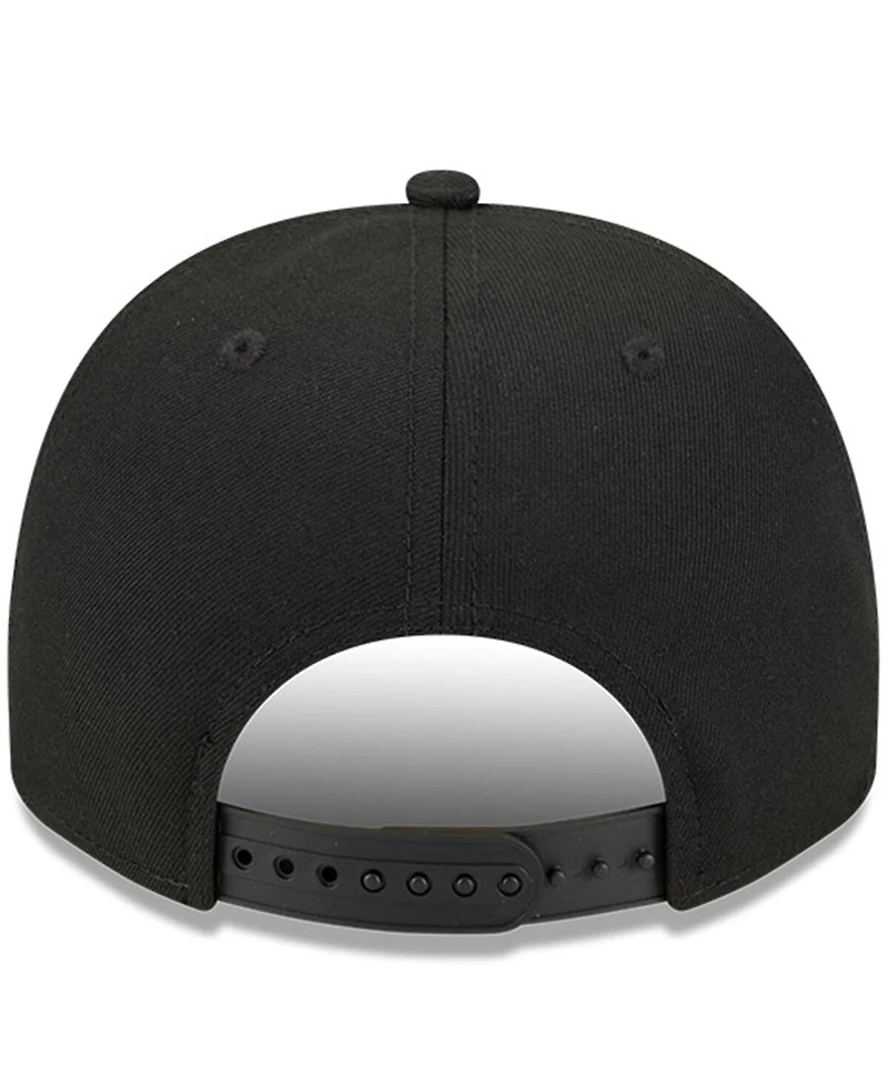 New Era Men's Black Atlanta Braves 2025 Mlb Speedway Classic Fashion Pack A-Frame 9FIFTY Snapback Hat