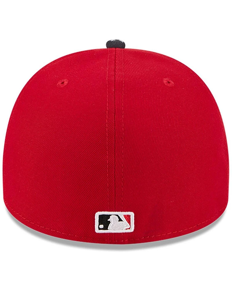 New Era Men's Red/Black Cincinnati Reds 2025 Mlb Speedway Classic A-Frame 59FIFTY Fitted Hat