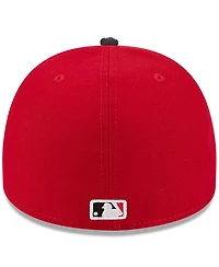 New Era Men's Red/Black Cincinnati Reds 2025 Mlb Speedway Classic A-Frame 59FIFTY Fitted Hat