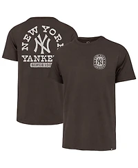 '47 Brand Men's Brown New York Yankees Back Canyon Franklin T-Shirt