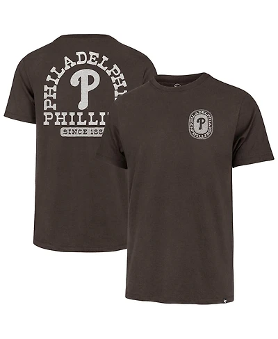 '47 Brand Men's Brown Philadelphia Phillies Back Canyon Franklin T-Shirt