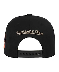Mitchell & Ness Big Boys and Girls Black Denver Broncos Cream Team Script Snapback Hat