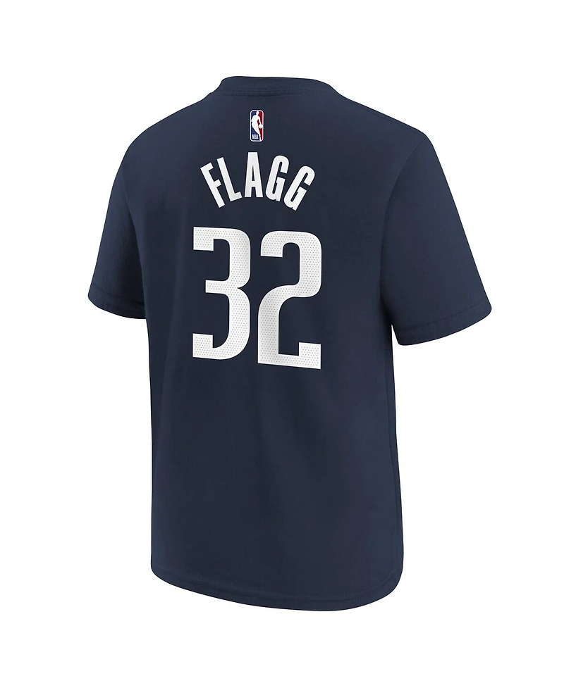 Jordan Big Boys and Girls Cooper Flagg Navy Dallas Mavericks 2025 Nba Draft Statement Name Number T-Shirt