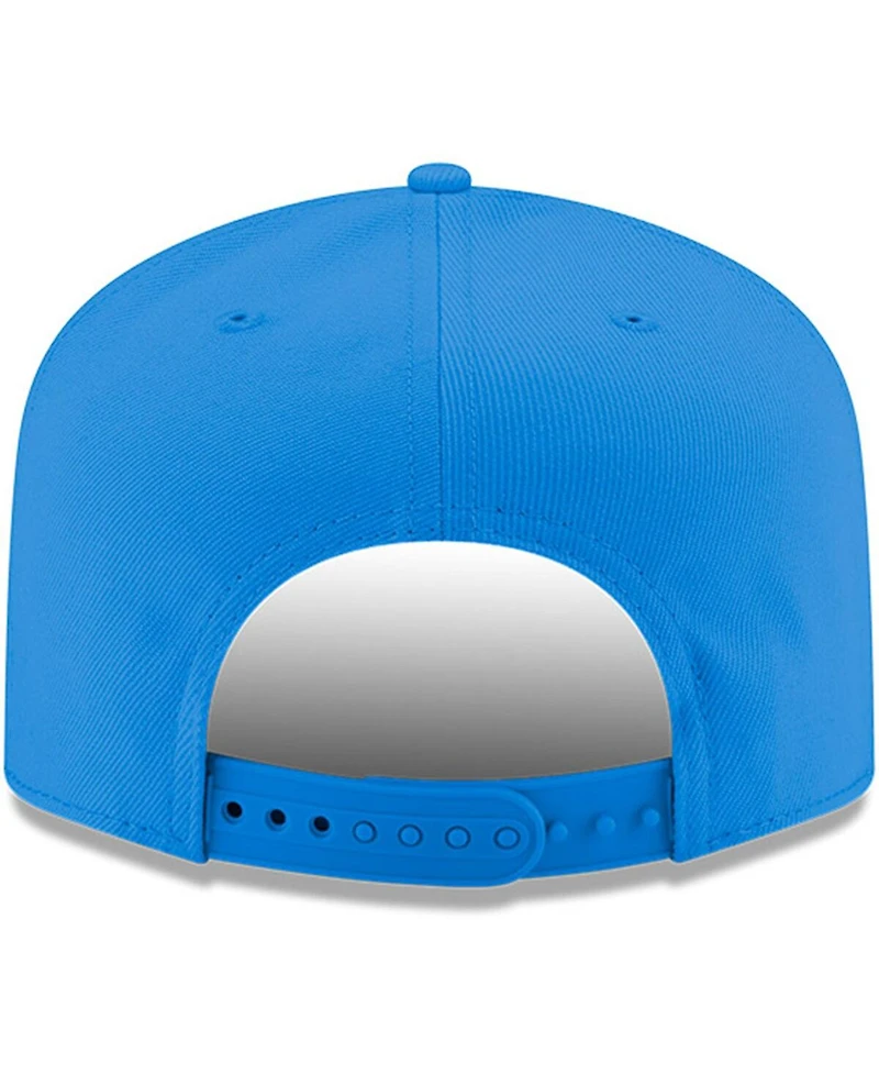 New Era Men's Powder Blue Los Angeles Chargers Charger Power A-Frame 9FIFTY Snapback Hat