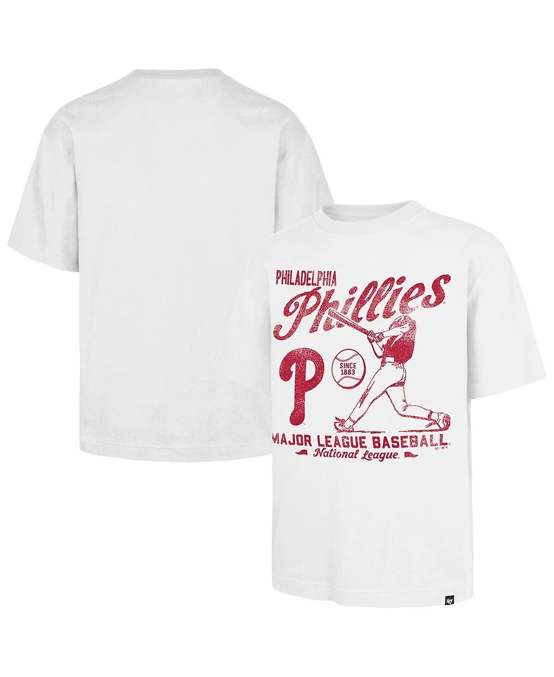 '47 Brand Men's White Philadelphia Phillies Regional Batter Foundation T-Shirt