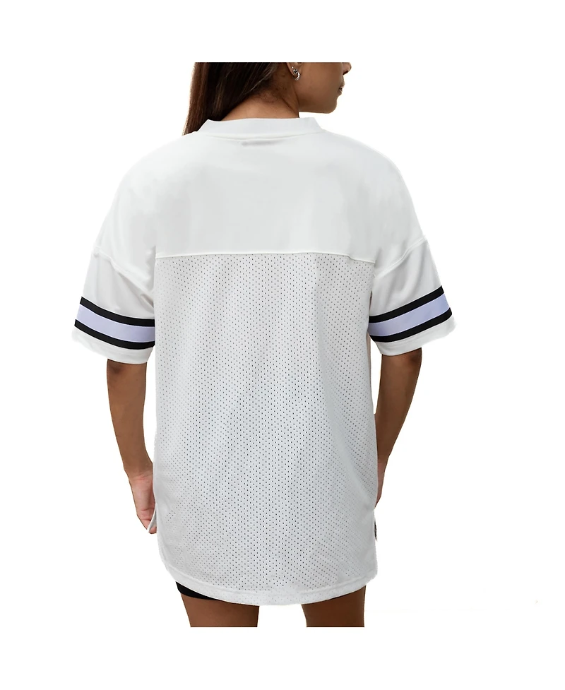 Gameday Couture Women's White Tulsa Golden Hurricane Iconic Oversized Fashion Jersey