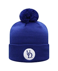 Top of the World Men's Royal Delaware Fightin' Blue Hens Tow Cuffed Knit with Pom Hat