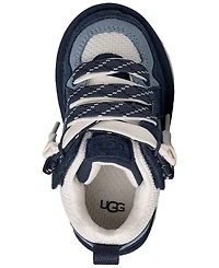 Ugg Toddler Boys and Girls Lo Lowmel Two-Tone Flat Lace Sneaker