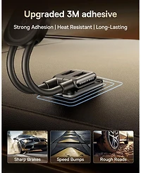 Baseus for Magsafe Car Mount, Dual Arm Adjustable Magnetic Phone Holder for Car, Reversible Flexiable Cell Phone Car Mount