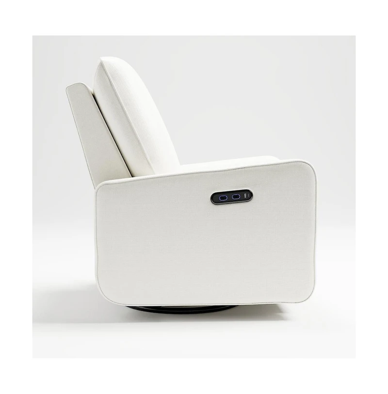 Graco Teddi Power Recliner Swivel Glider with Usb - Ivory Basketweave