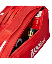 Wilson Super Tour Red 6-Pack Tennis Bag - Red