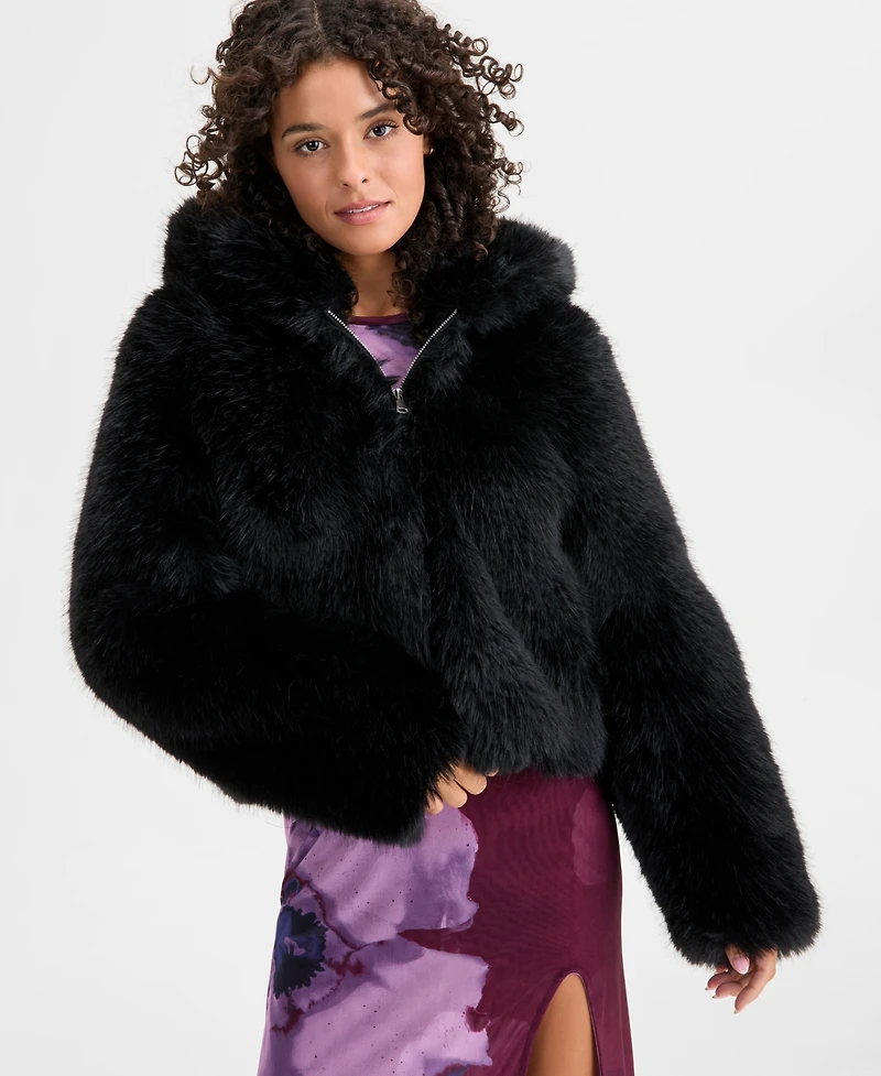 Free People Louder Please Fur Jacket