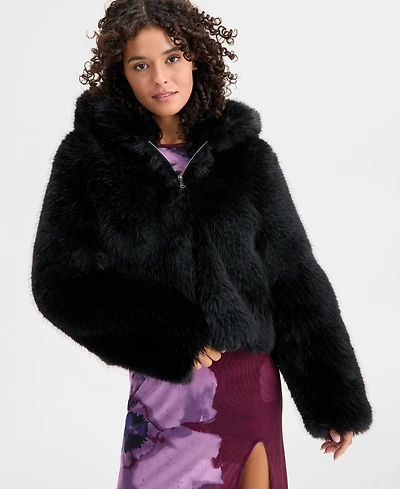 Free People Louder Please Fur Jacket