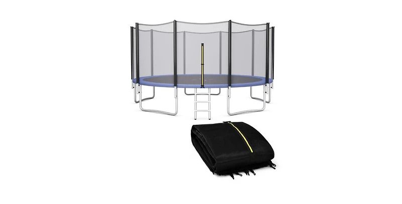 Akiudex Trampoline Safety Enclosure Net for 16 ft Round Trampoline