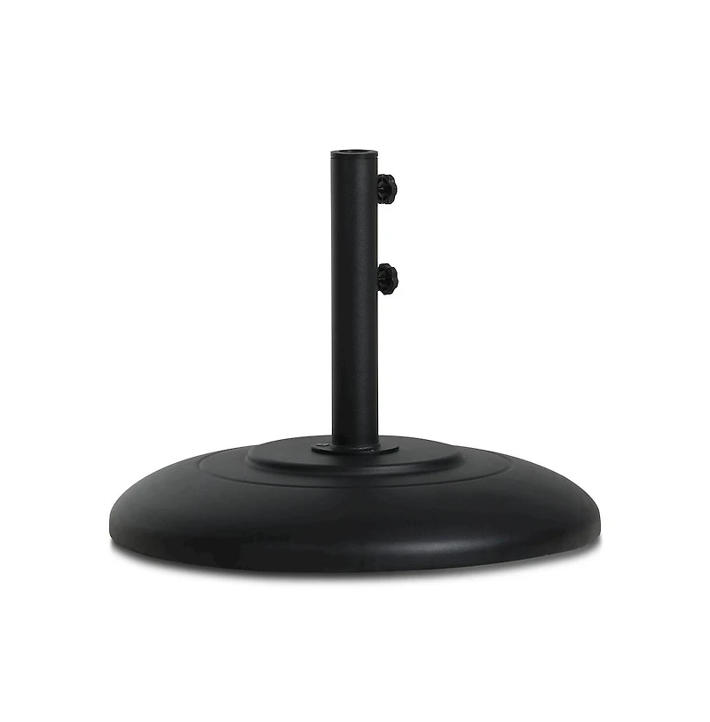 Meridian Furniture Cozumel Matte Black Steel Patio Umbrella Base