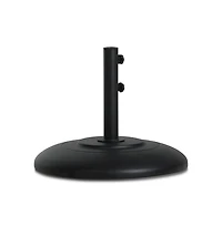 Meridian Furniture Cozumel Matte Black Steel Patio Umbrella Base