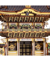Flash Popup 3D Diy Puzzle: Nikko Toshogu Shrine: Yomeimon Gate Color