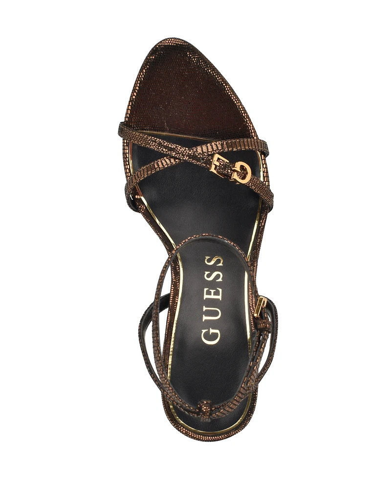 Guess Women's Connee Strappy Stiletto Dress Sandals