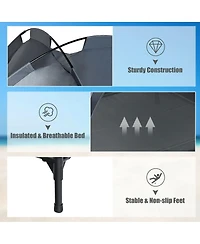 Akiudex Elevated Dog Bed with Removable Canopy for Indoor Outdoor Use