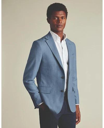 Charles Tyrwhitt Men's Wool Texture Twill Jacket